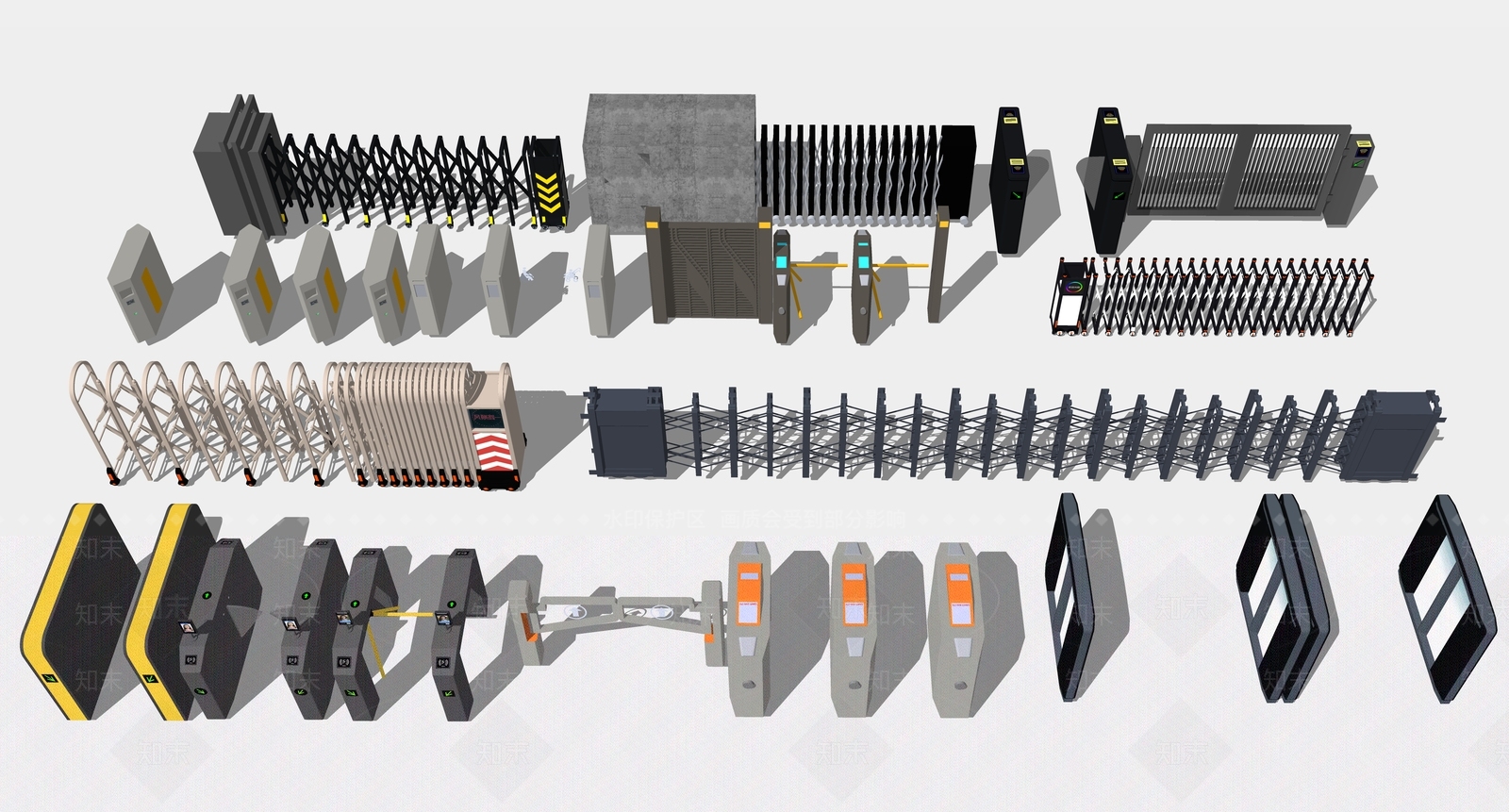 门禁SU模型下载【ID:1201448960】