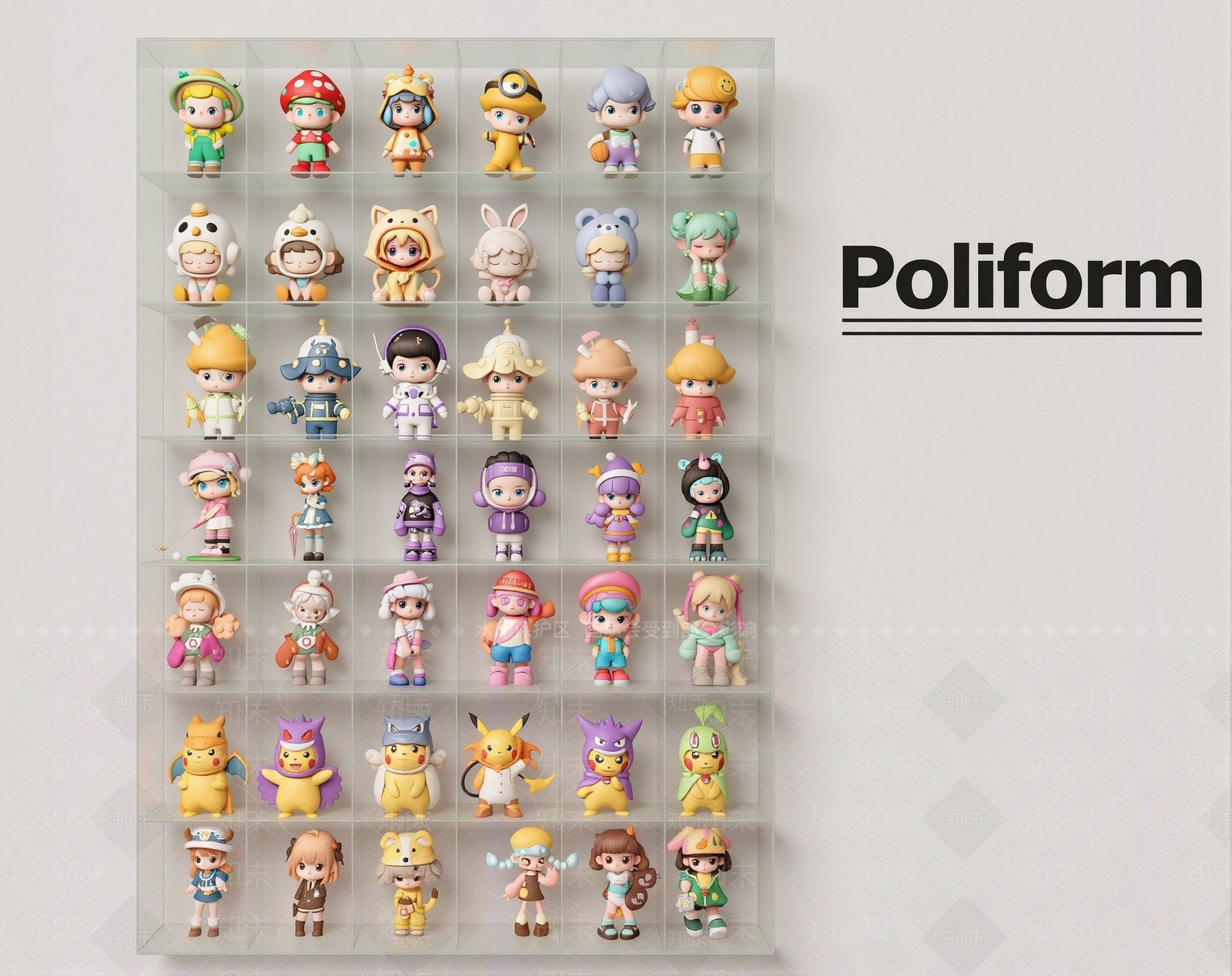 现代雕塑摆件3D模型下载【ID:1201449362】