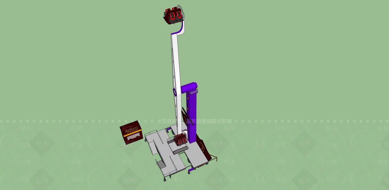 现代美式其他休闲娱乐空间SU模型下载【ID:1201453423】