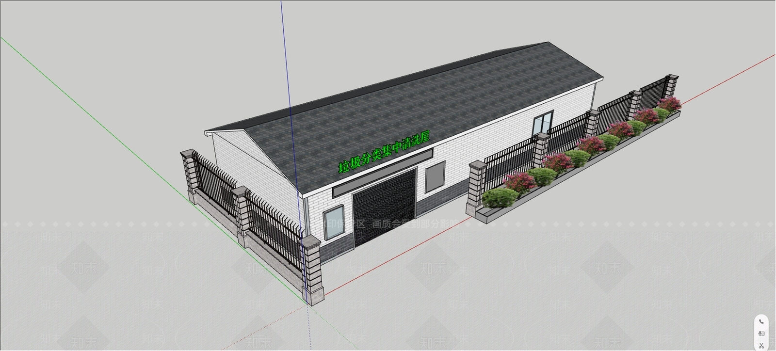 现代新中式其他工业建筑SU模型下载【ID:1201453391】
