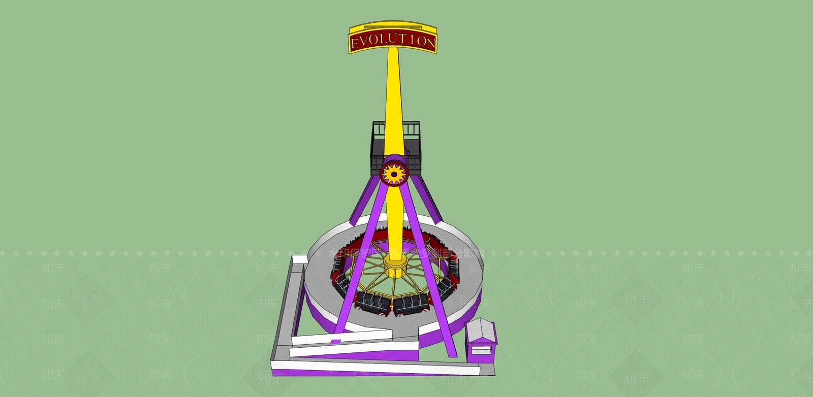 现代美式其他休闲娱乐空间SU模型下载【ID:1201453475】
