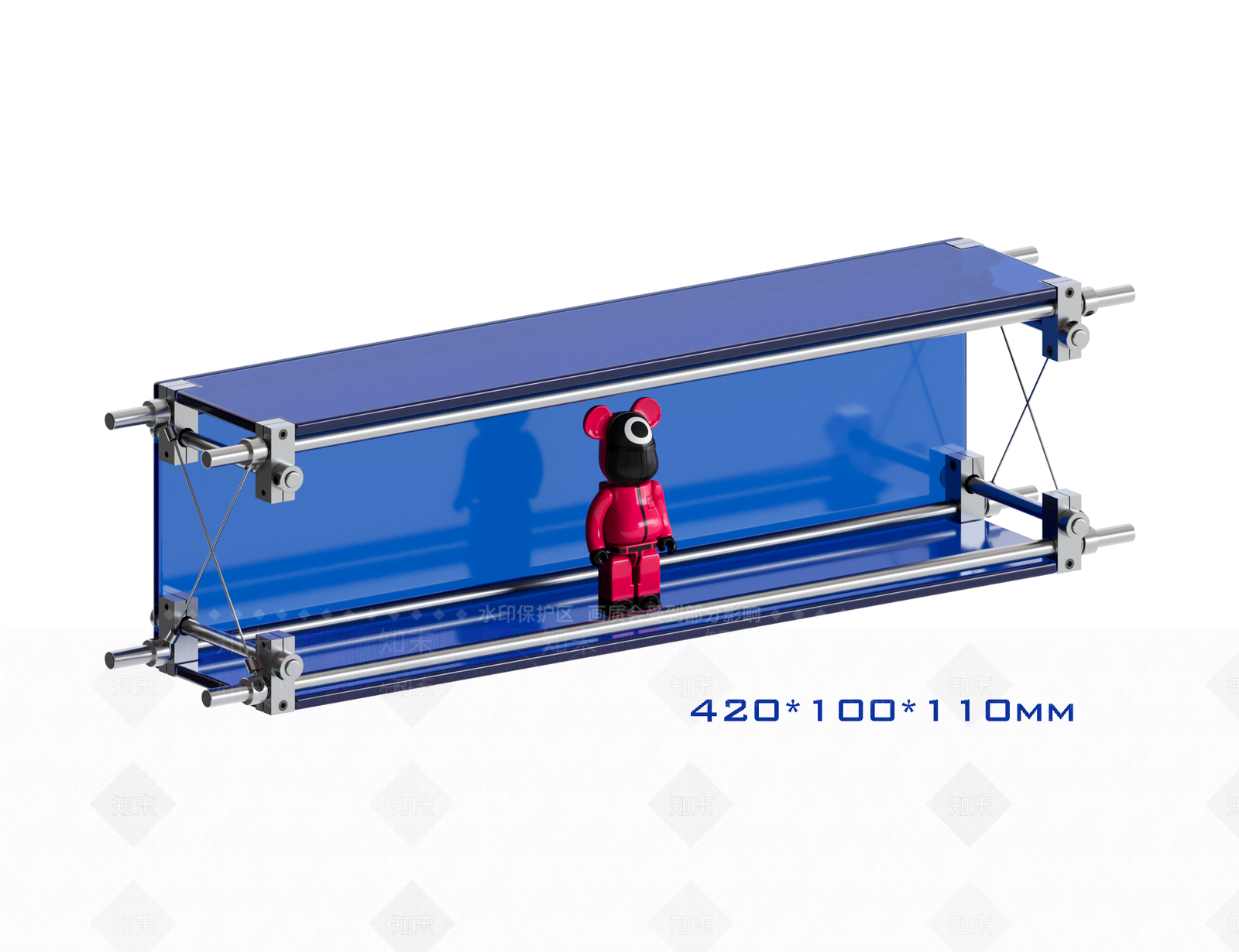 复古工业置物架3D模型下载【ID:1201457182】