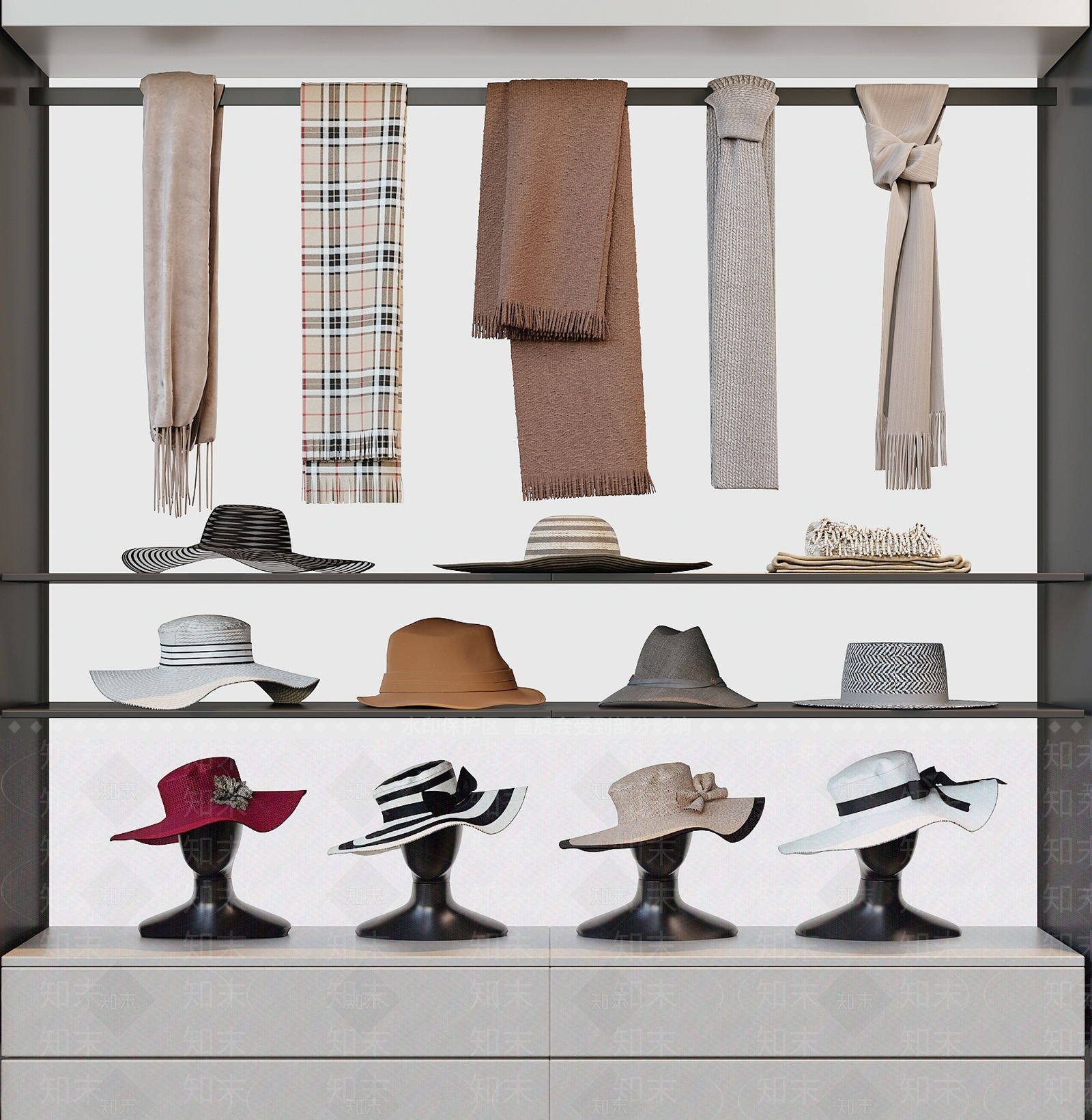 帽子3D模型下载【ID:1201463724】