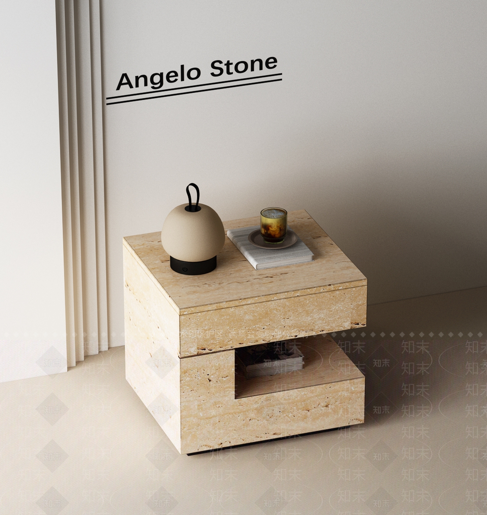 现代意式床头柜SU模型下载【ID:1201464558】