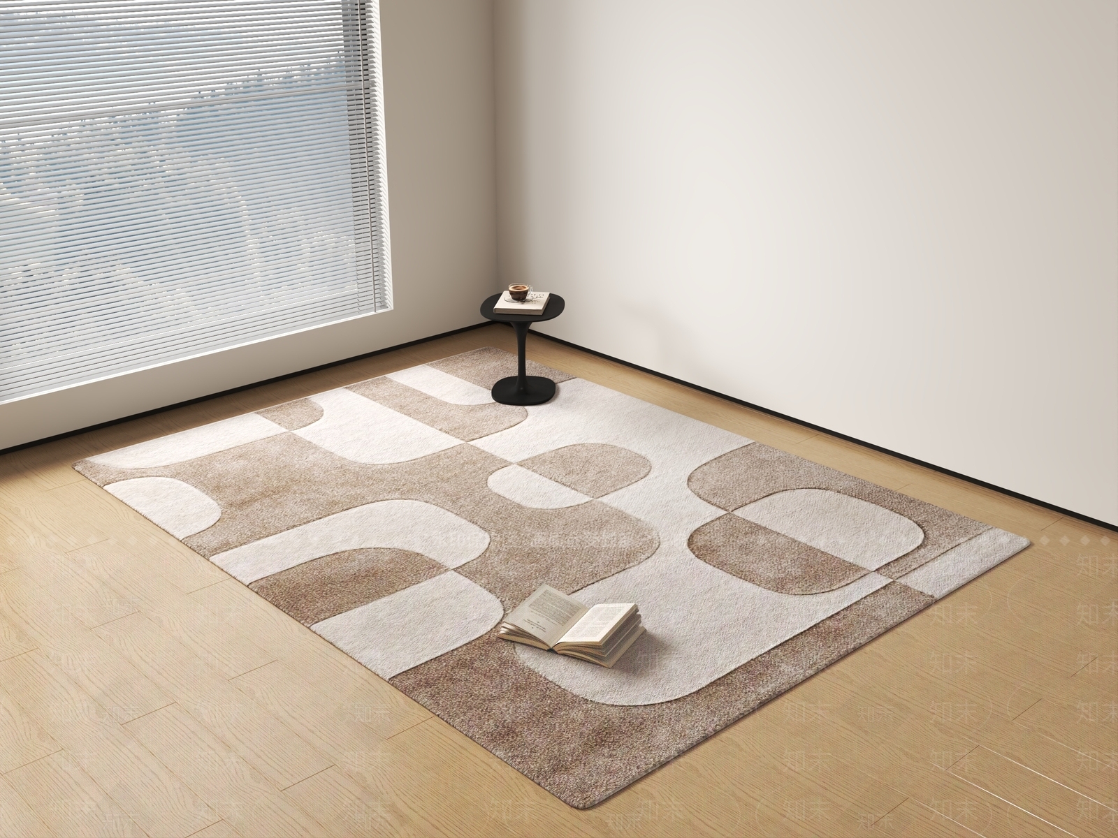 现代极简地毯3D模型下载【ID:1201468769】