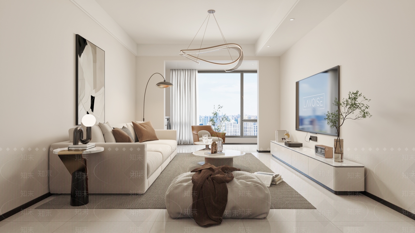 现代客餐厅3D模型下载【ID:1201470067】