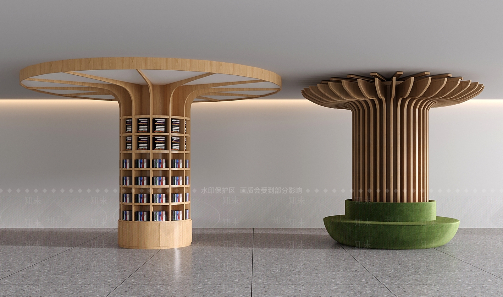 现代柱子3D模型下载【ID:1201473472】