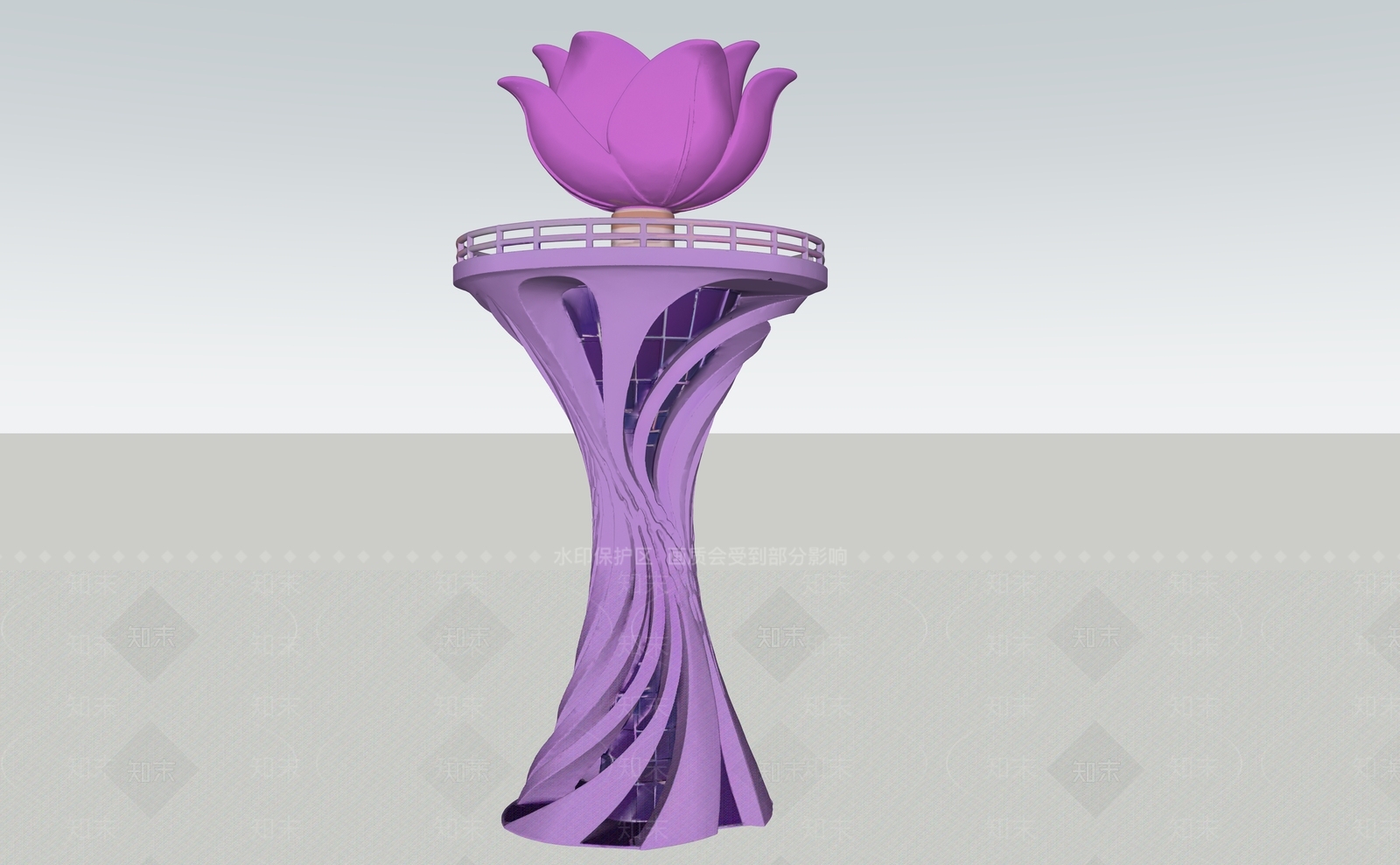 现代塔楼SU模型下载【ID:1201474773】