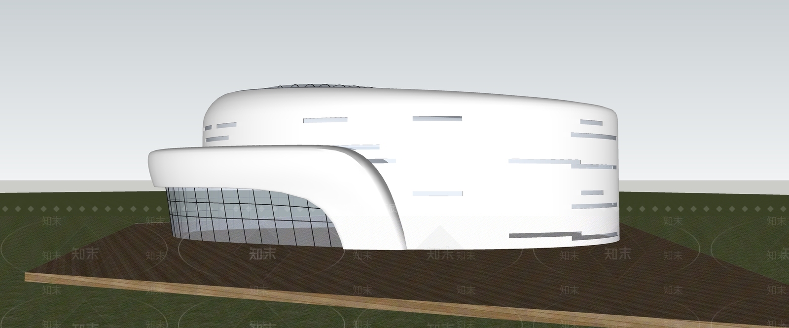 现代新中式其他公共建筑SU模型下载【ID:1201477021】