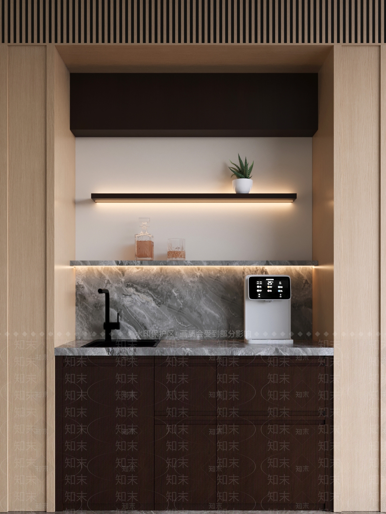 现代中式其他柜子3D模型下载【ID:1201478701】