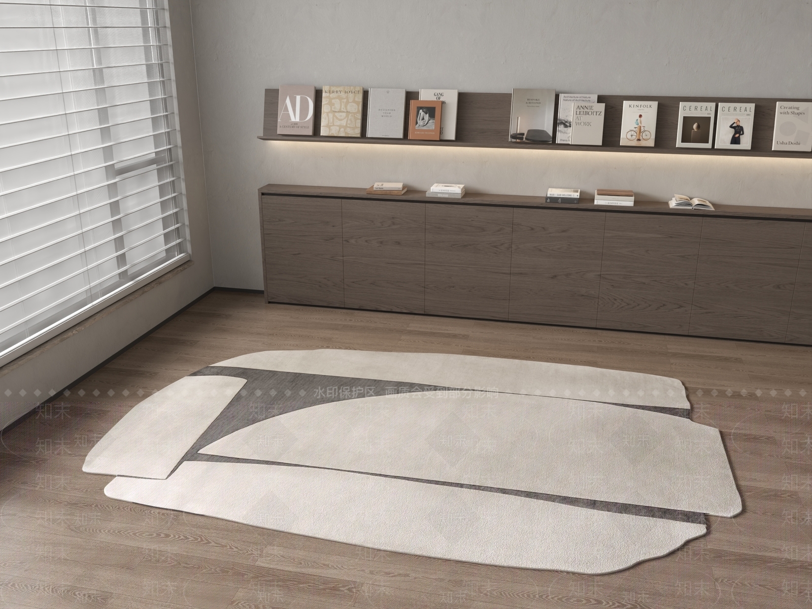 现代地毯3D模型下载【ID:1201478861】