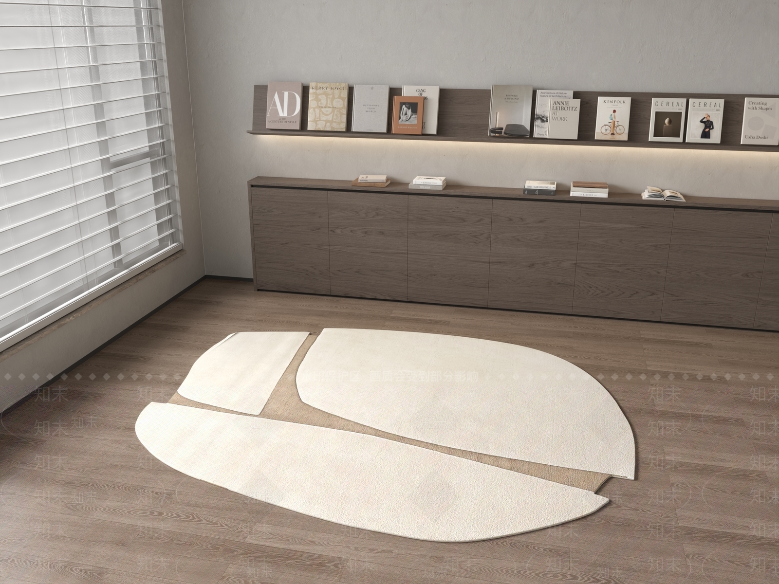 现代地毯3D模型下载【ID:1201478867】