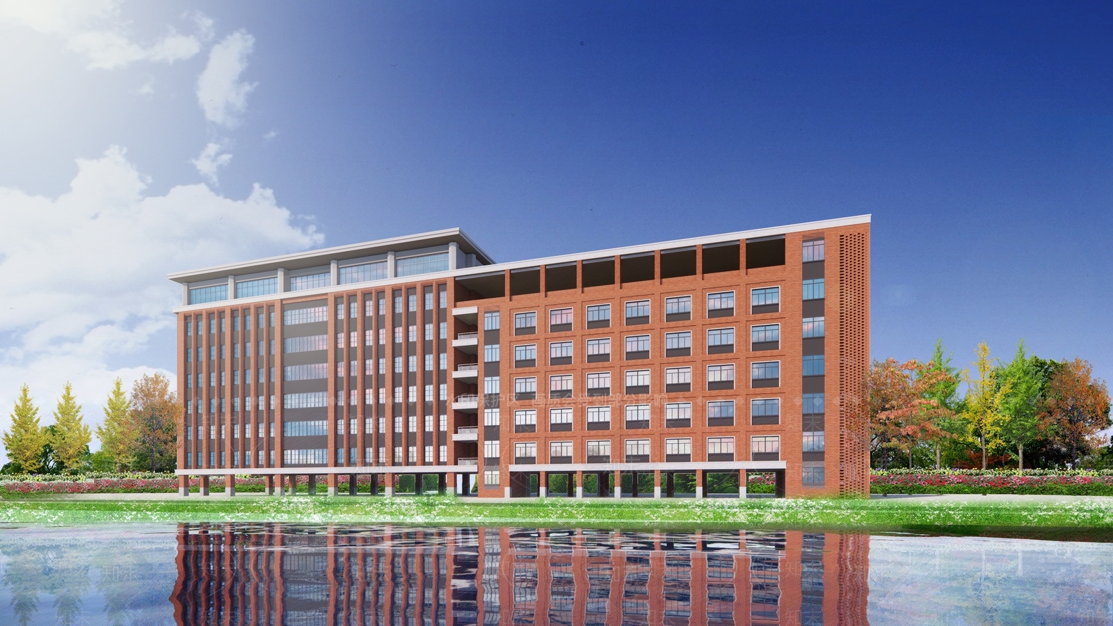 现代学校建筑SU模型下载【ID:1201479741】