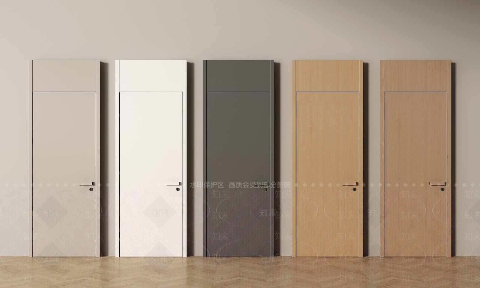 现代单开门3D模型下载【ID:1201480880】