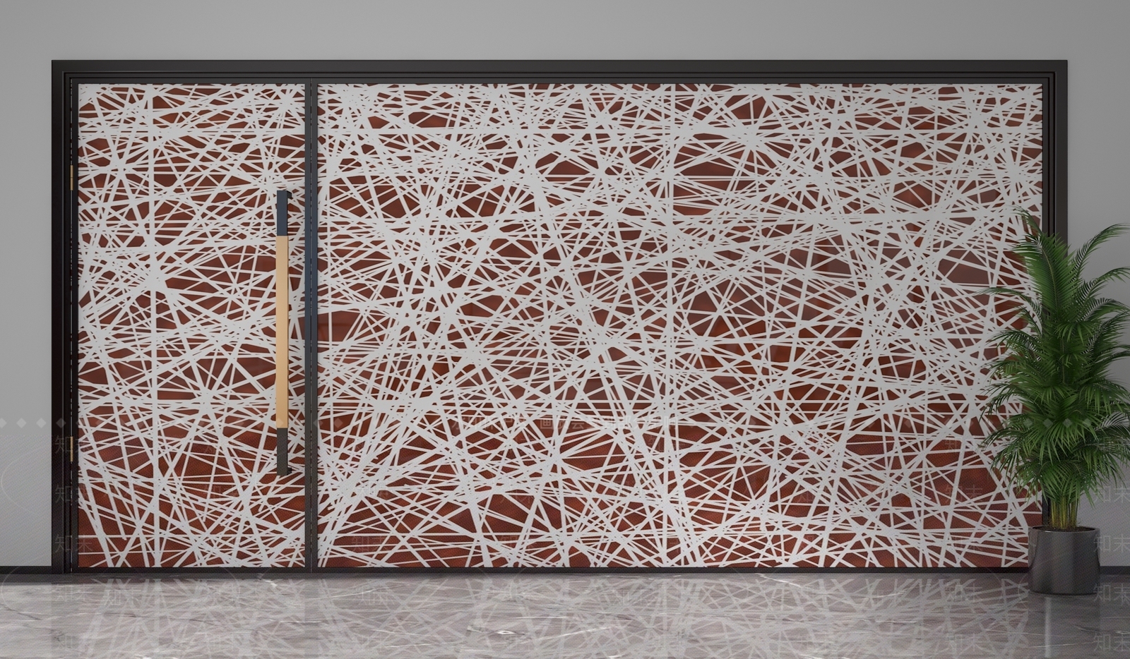 现代隔断3D模型下载【ID:1201484740】