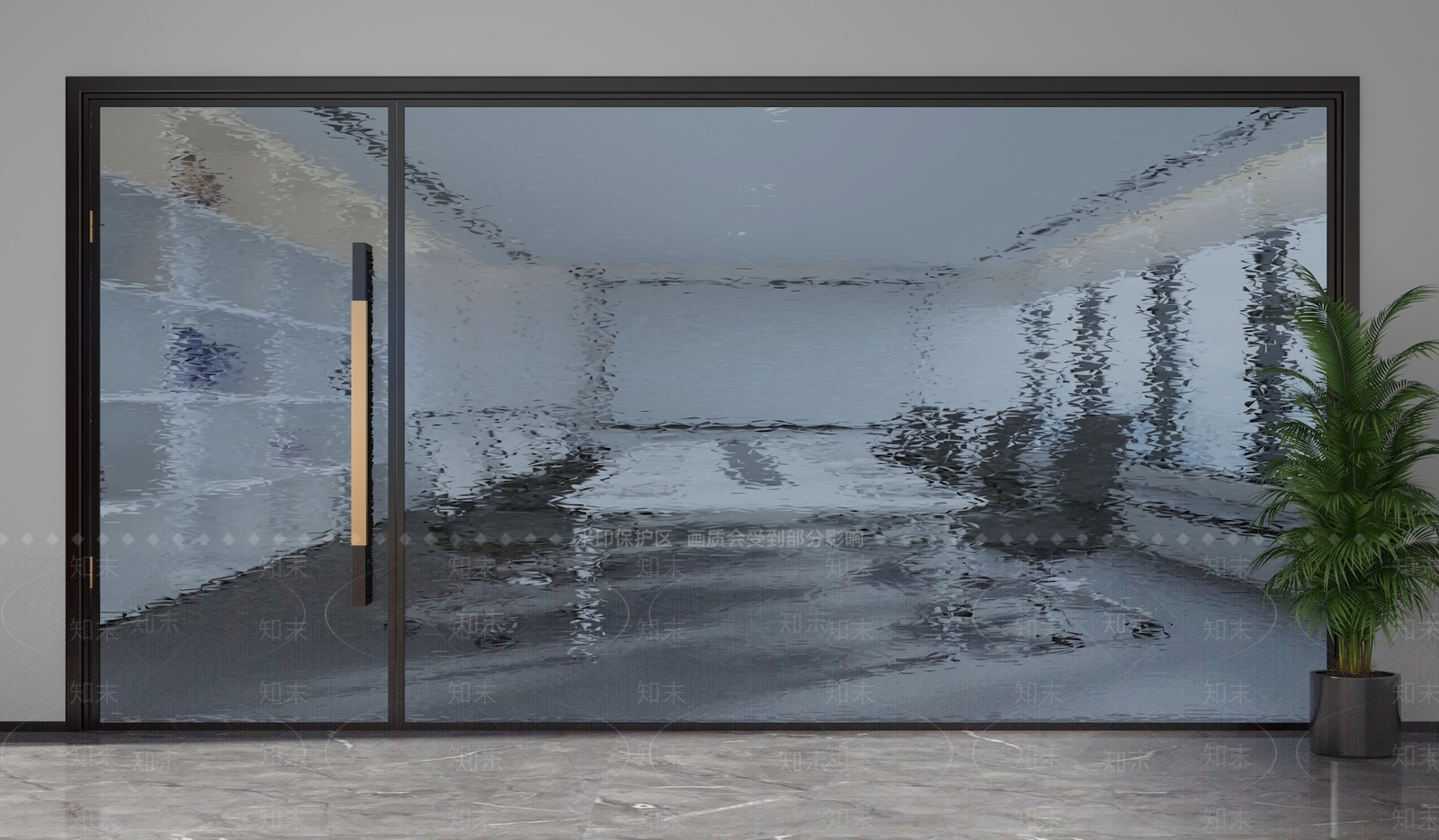 现代隔断3D模型下载【ID:1201485367】