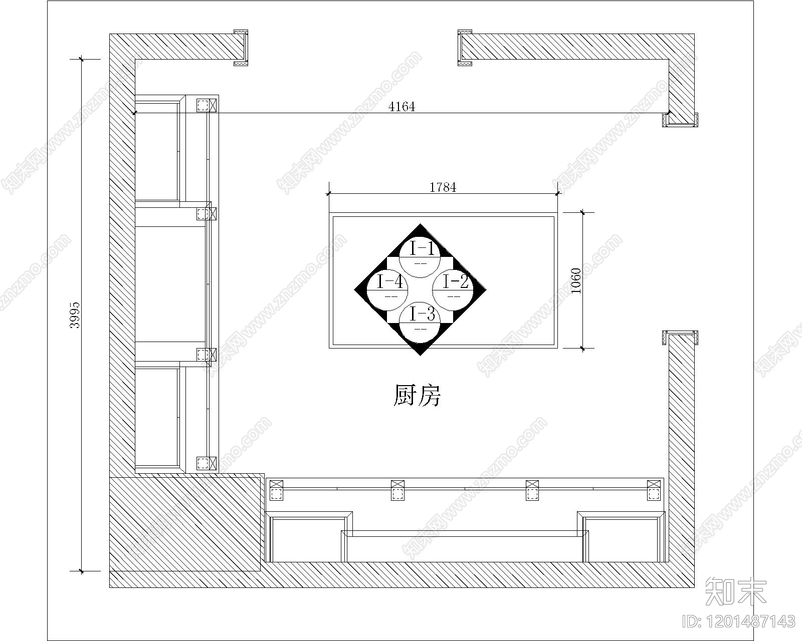展览展厅家具cad施工图下载【ID:1201487143】