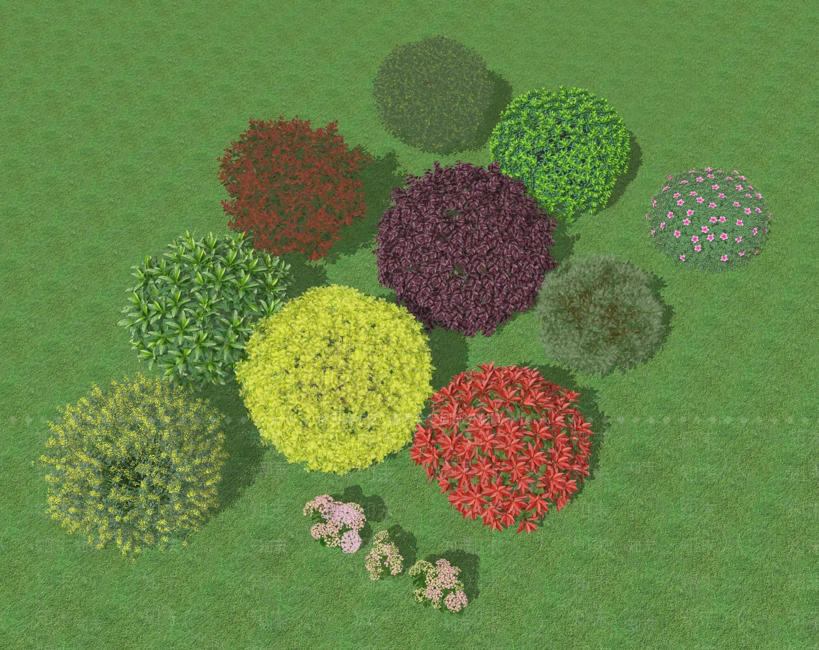 灌木SU模型下载【ID:1201490385】