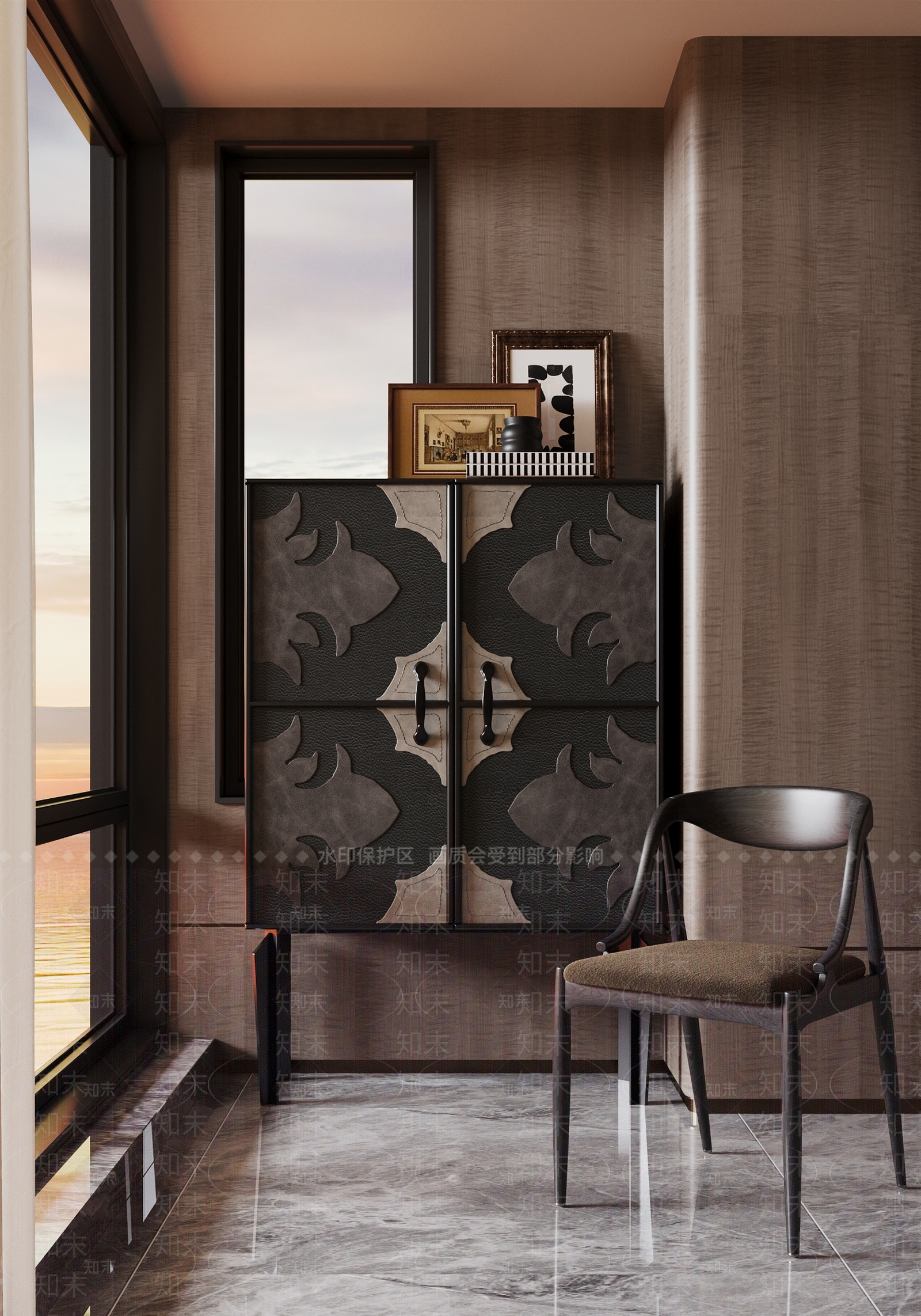 复古中古储物柜SU模型下载【ID:1201491285】