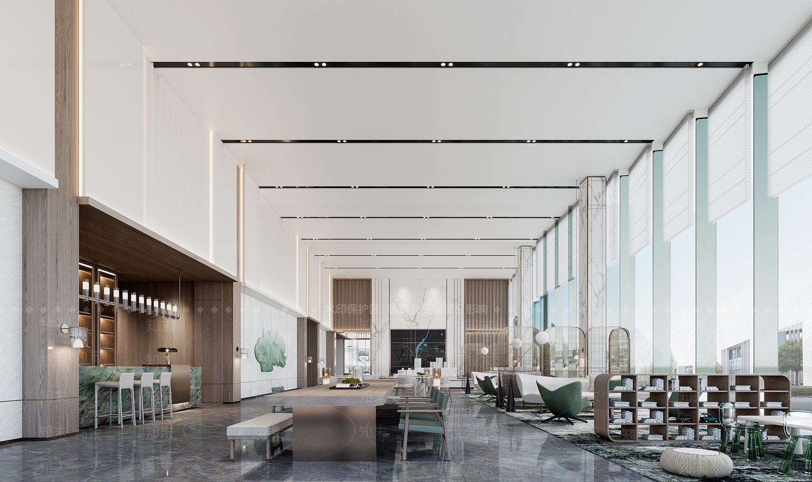 现代轻奢售楼处3D模型下载【ID:1201491694】