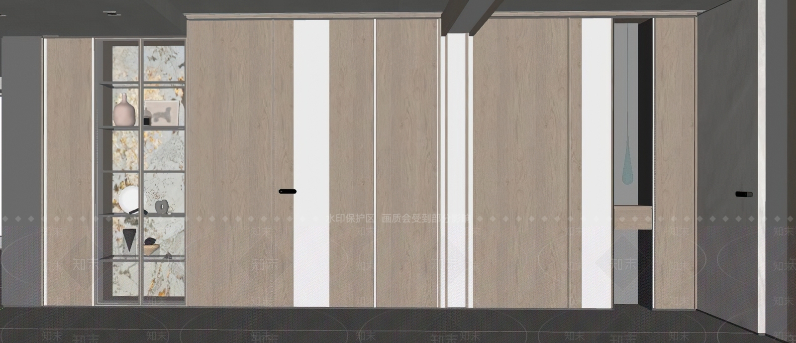 现代玄关SU模型下载【ID:1201497901】
