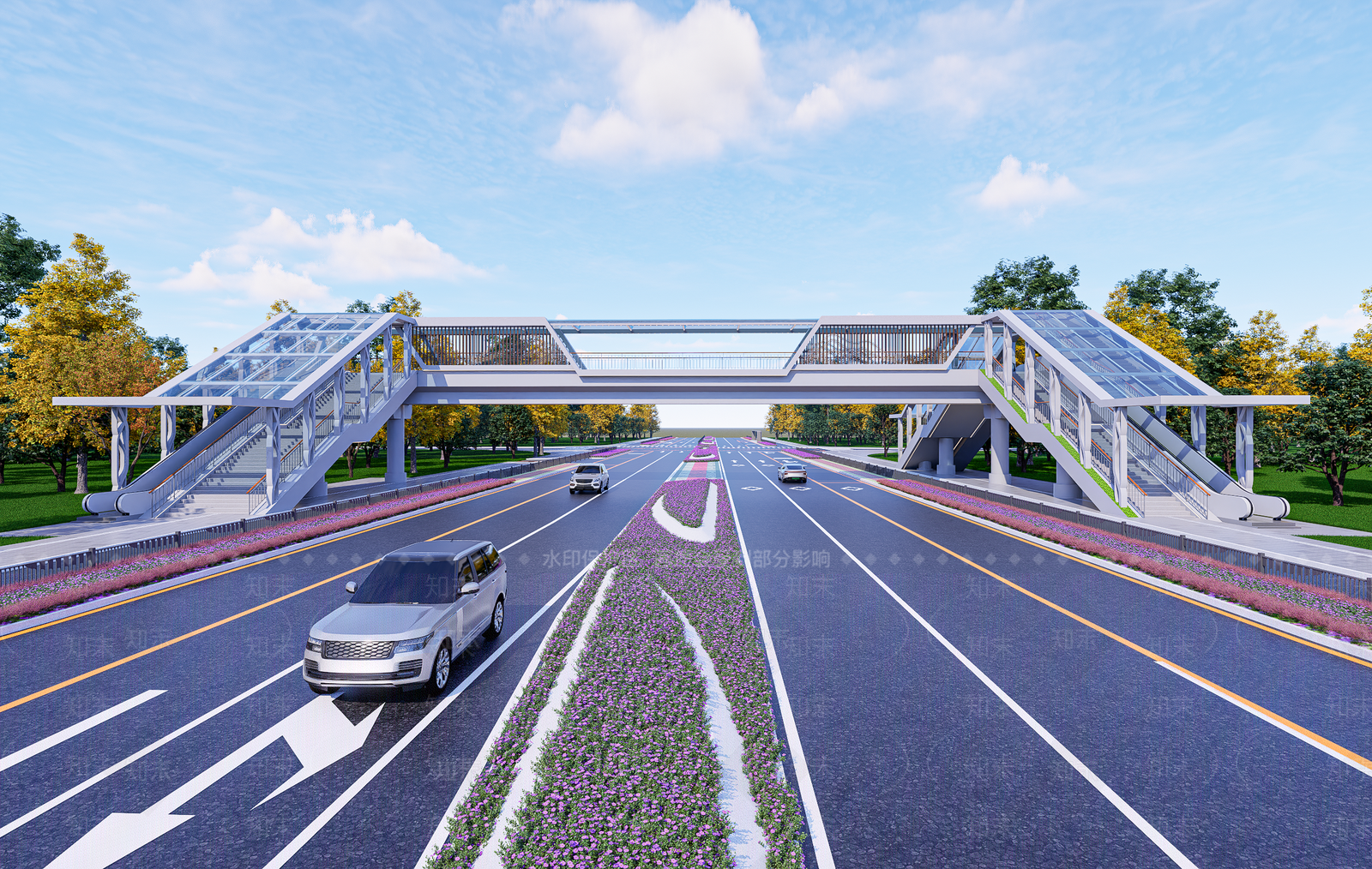 现代天桥SU模型下载【ID:1201501441】