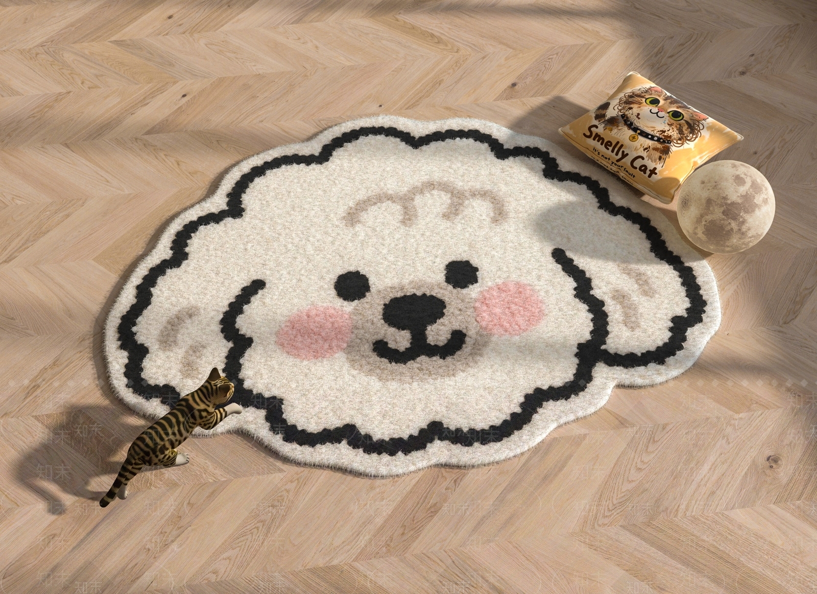 现代儿童地毯3D模型下载【ID:1201502033】