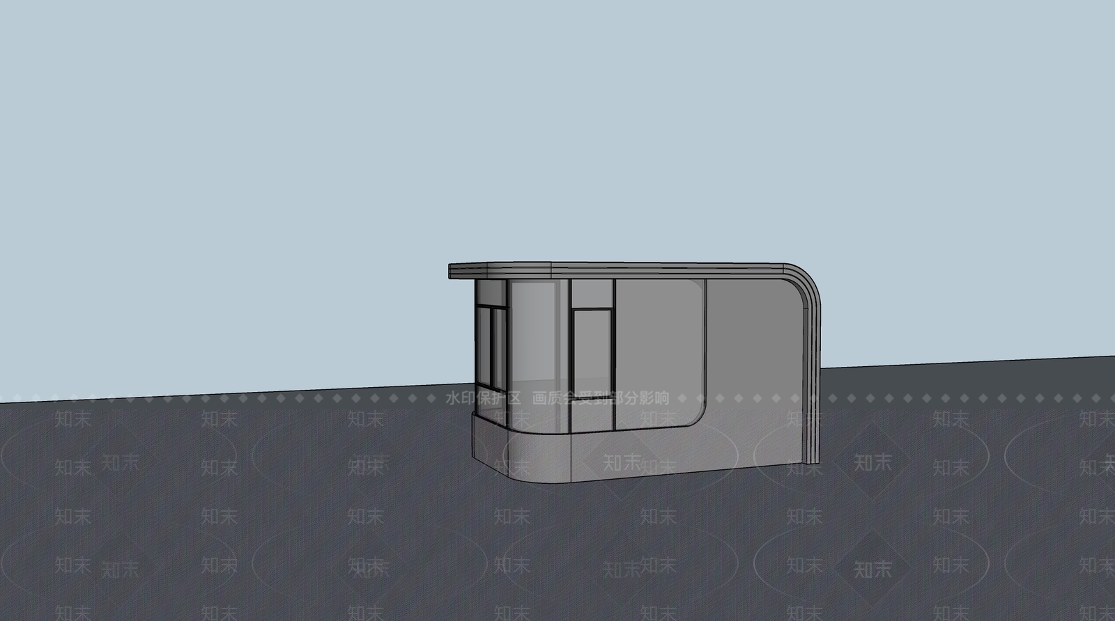 现代其他公共空间SU模型下载【ID:1201504497】