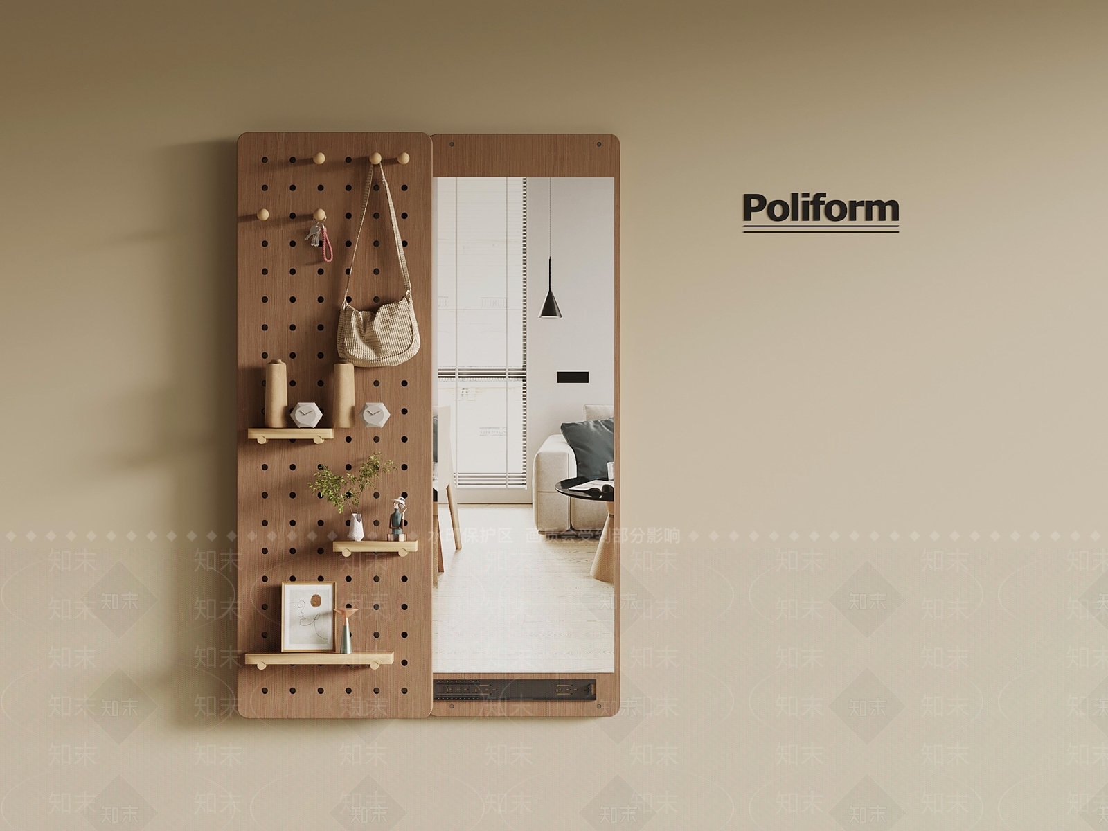 现代镜子SU模型下载【ID:1201511366】