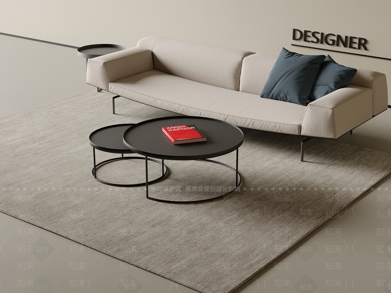 现代多人沙发3D模型下载【ID:1201512545】