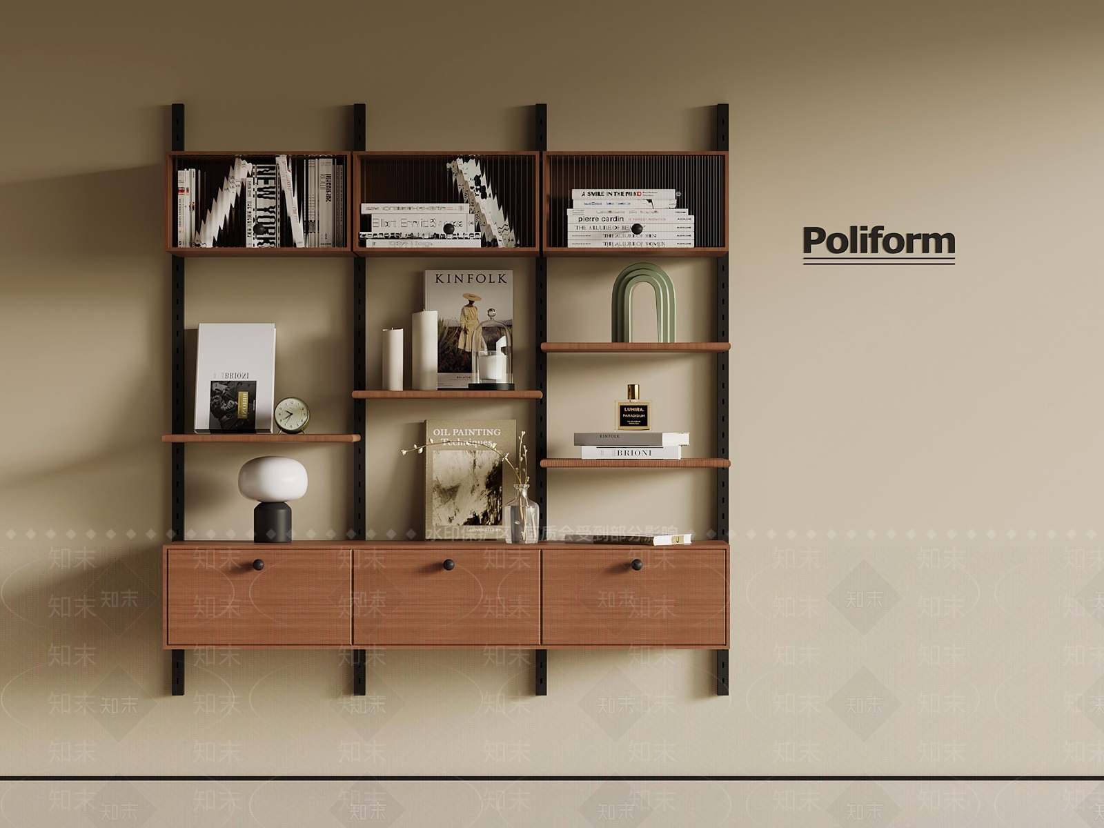 中古书柜SU模型下载【ID:1201513011】