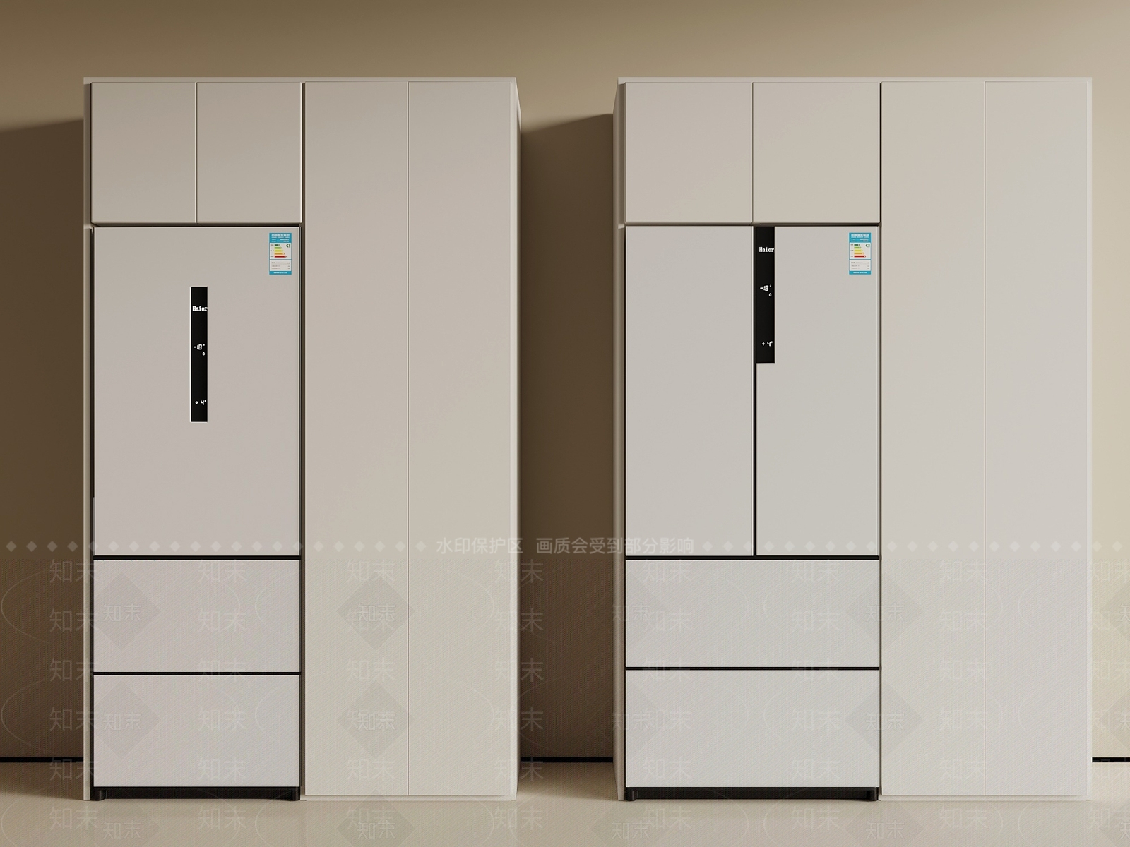 冰箱3D模型下载【ID:1201516249】