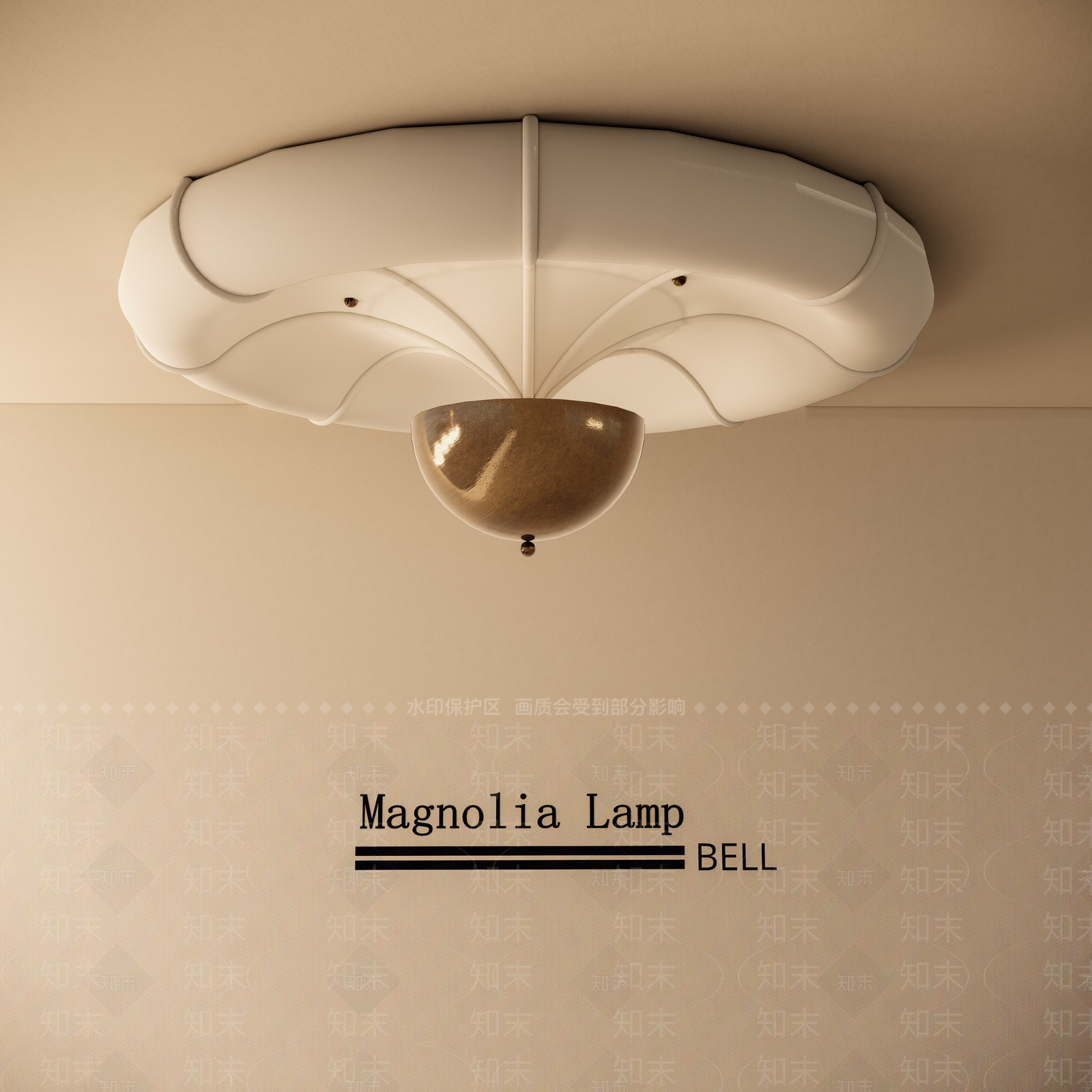 法式中古吸顶灯3D模型下载【ID:1201517274】