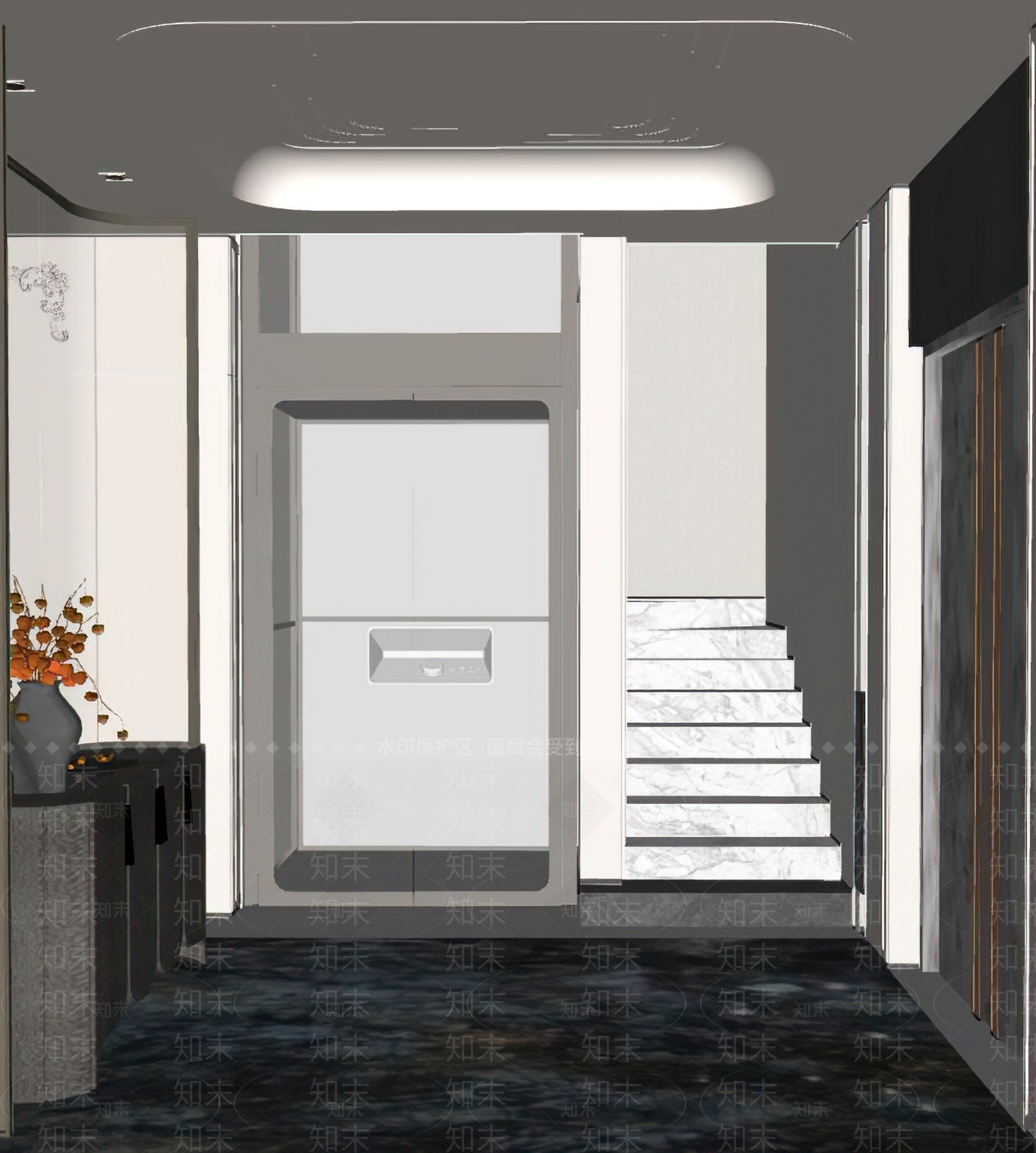 现代玄关SU模型下载【ID:1201517422】