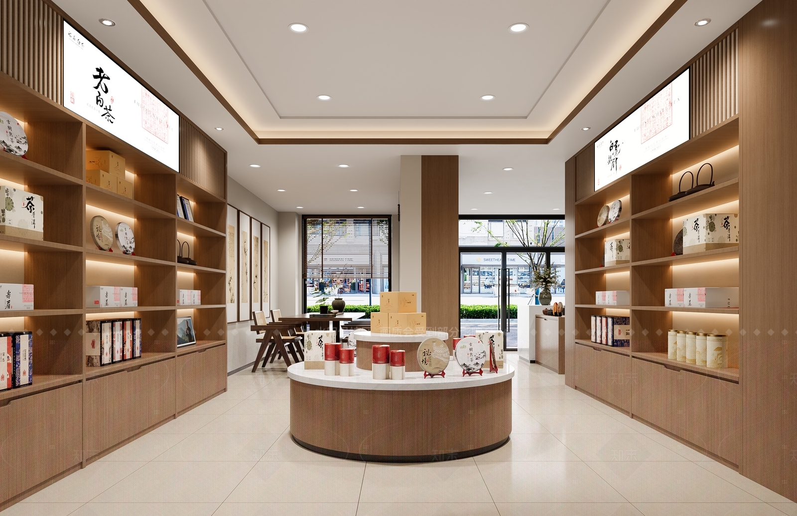 现代茶馆3D模型下载【ID:1215196838】