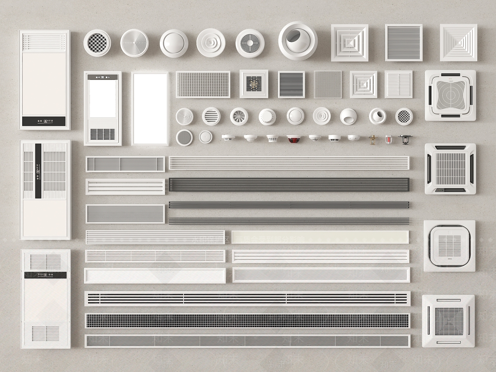 空调出风口SU模型下载【ID:1201521872】