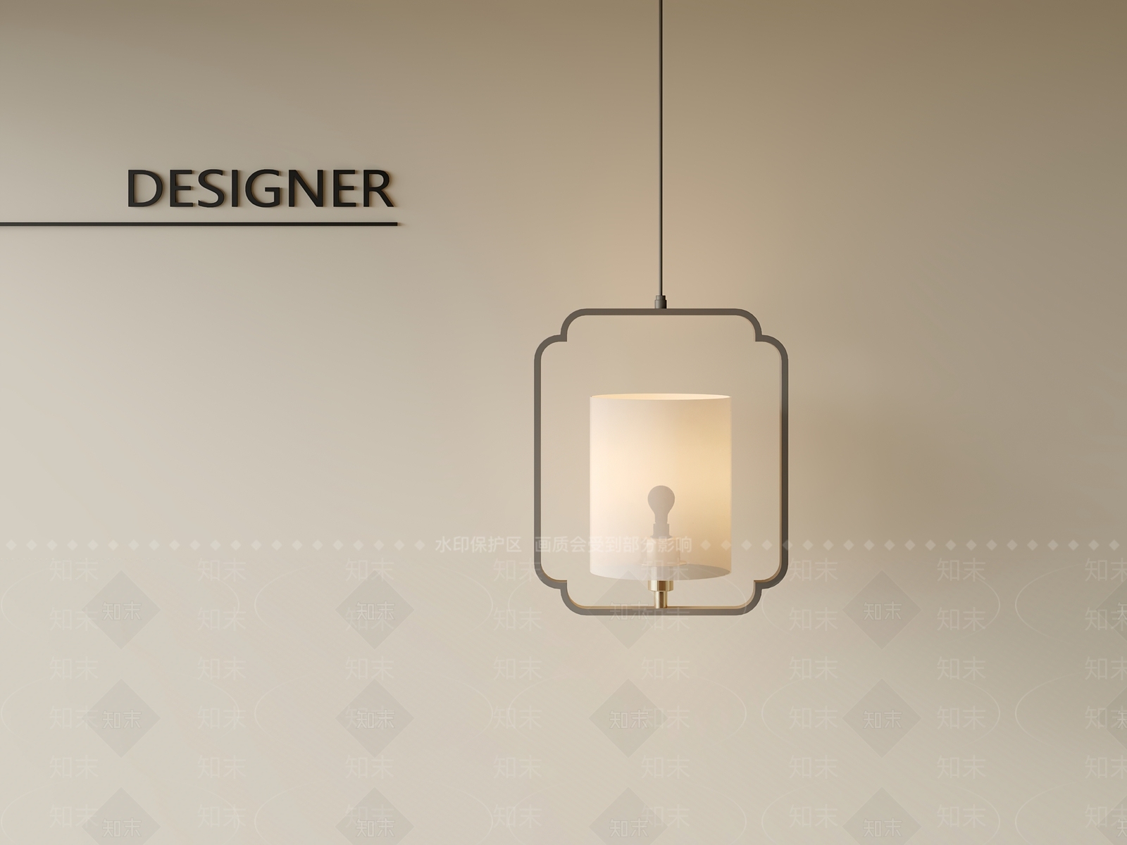 新中式吊灯3D模型下载【ID:1201529004】