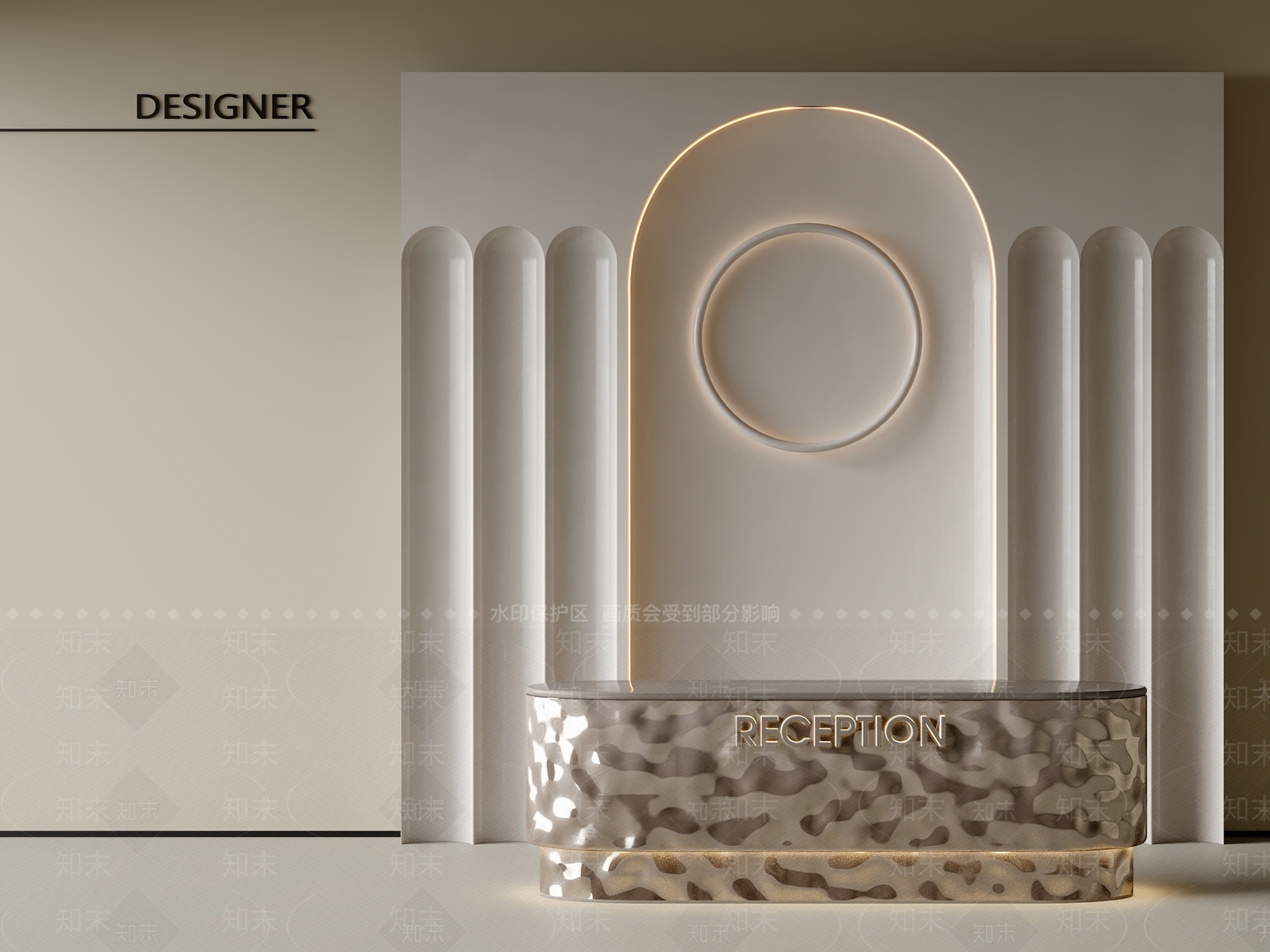 现代接待室3D模型下载【ID:1201531206】