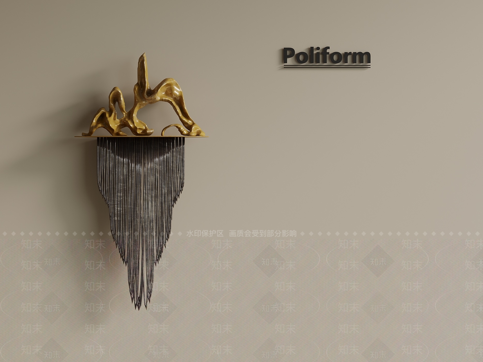 现代新中式挂件SU模型下载【ID:1201532789】
