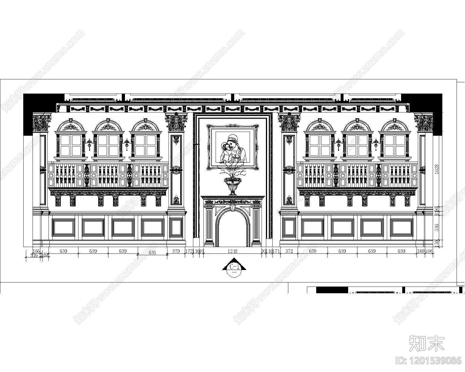 展览展厅家具施工图下载【ID:1201539086】