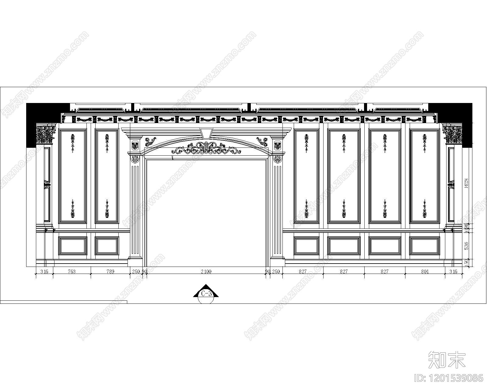 展览展厅家具cad施工图下载【ID:1201539086】
