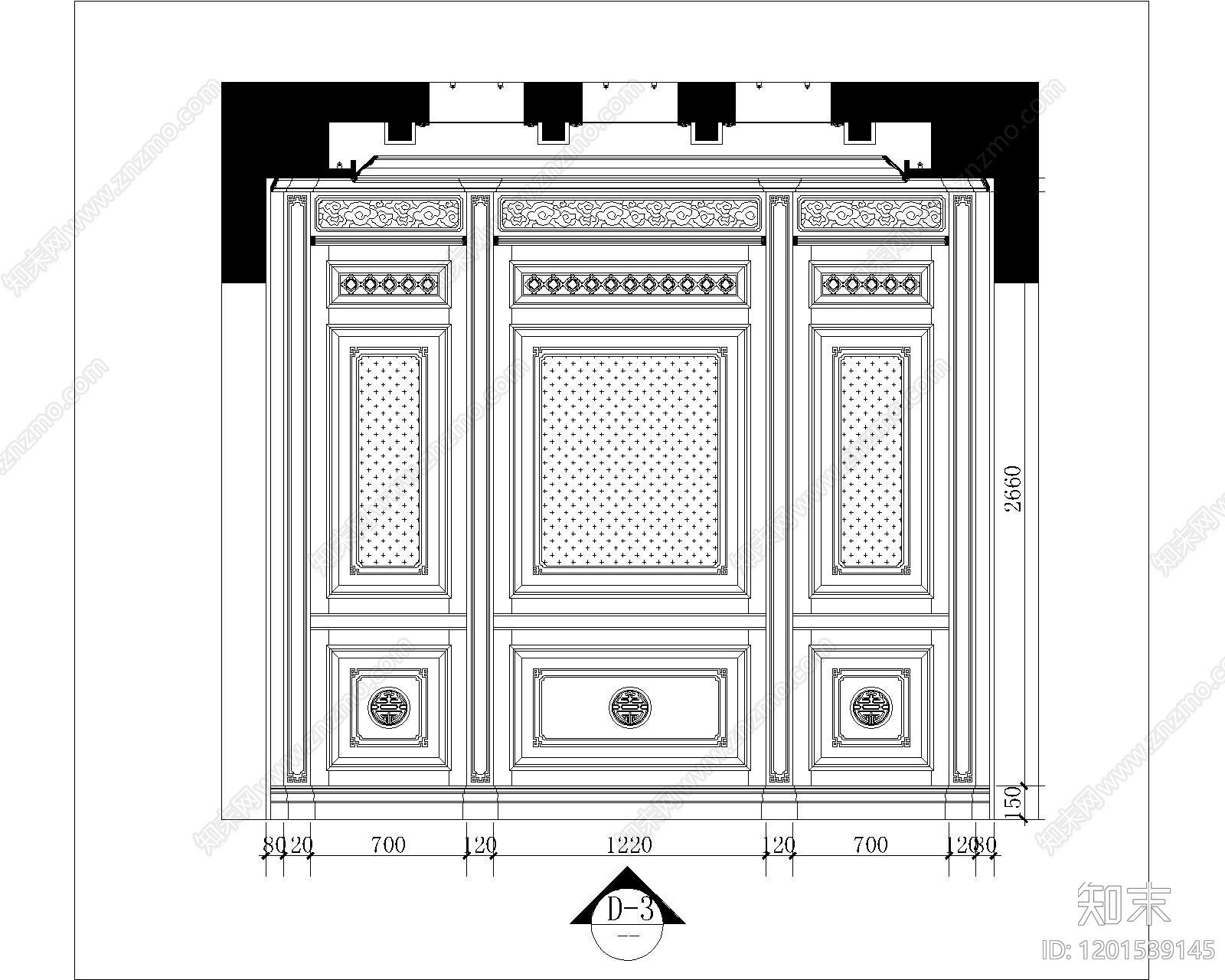 展览展厅家具cad施工图下载【ID:1201539145】
