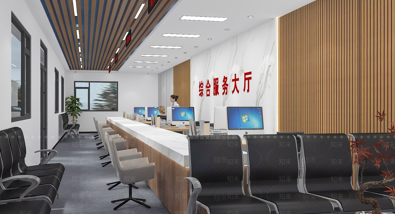 现代其他办公空间3D模型下载【ID:1201545161】