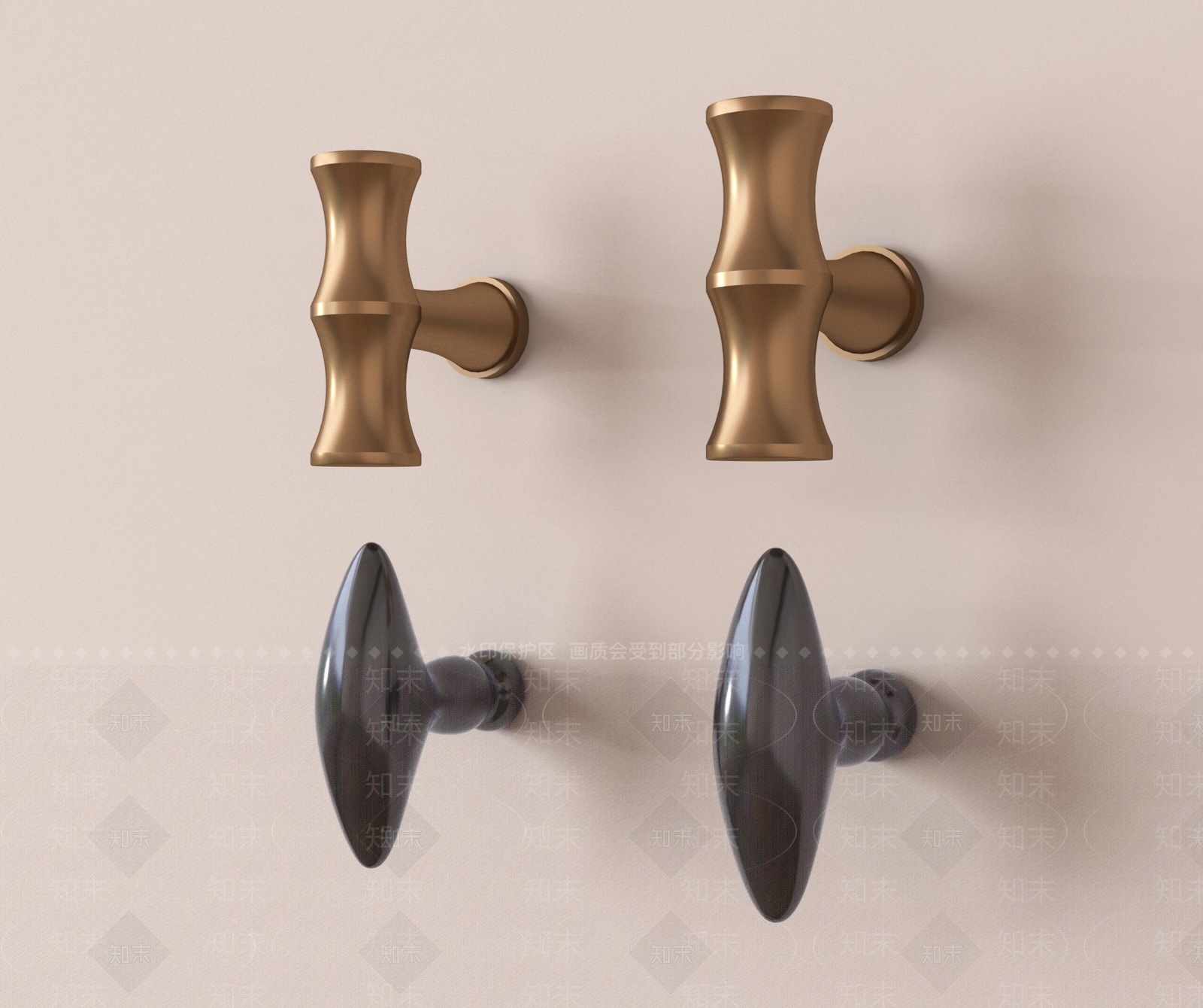 复古拉手SU模型下载【ID:1201548320】