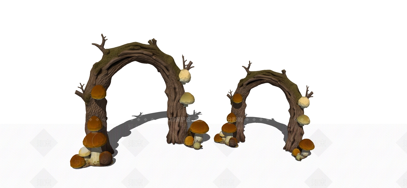 现代其他景观小品SU模型下载【ID:1201553986】