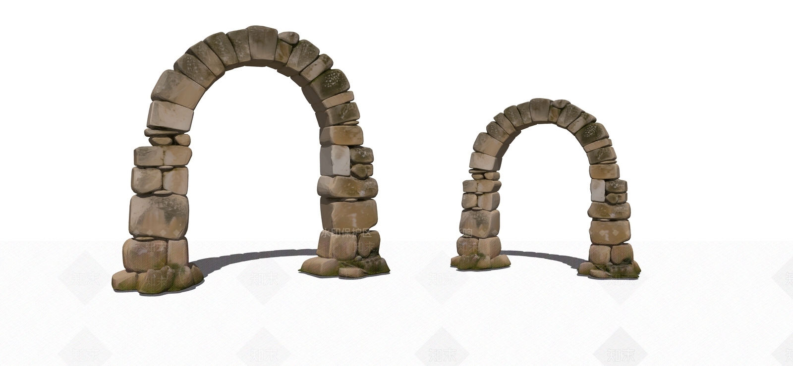 现代其他景观小品SU模型下载【ID:1201554088】