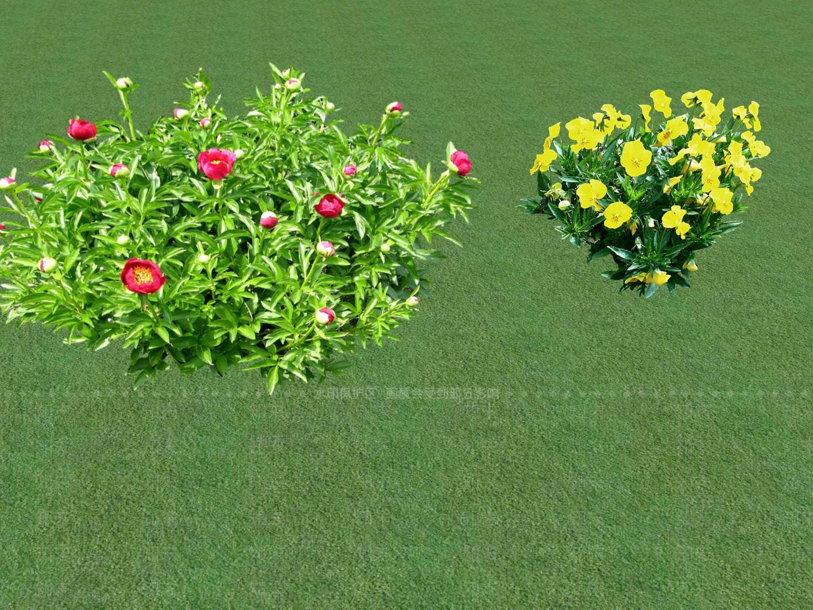 花草SU模型下载【ID:1201554500】