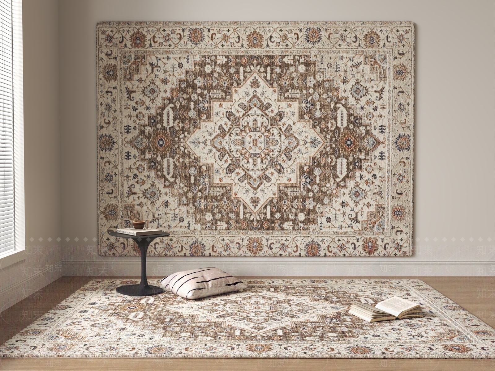 法式美式地毯3D模型下载【ID:1201556579】