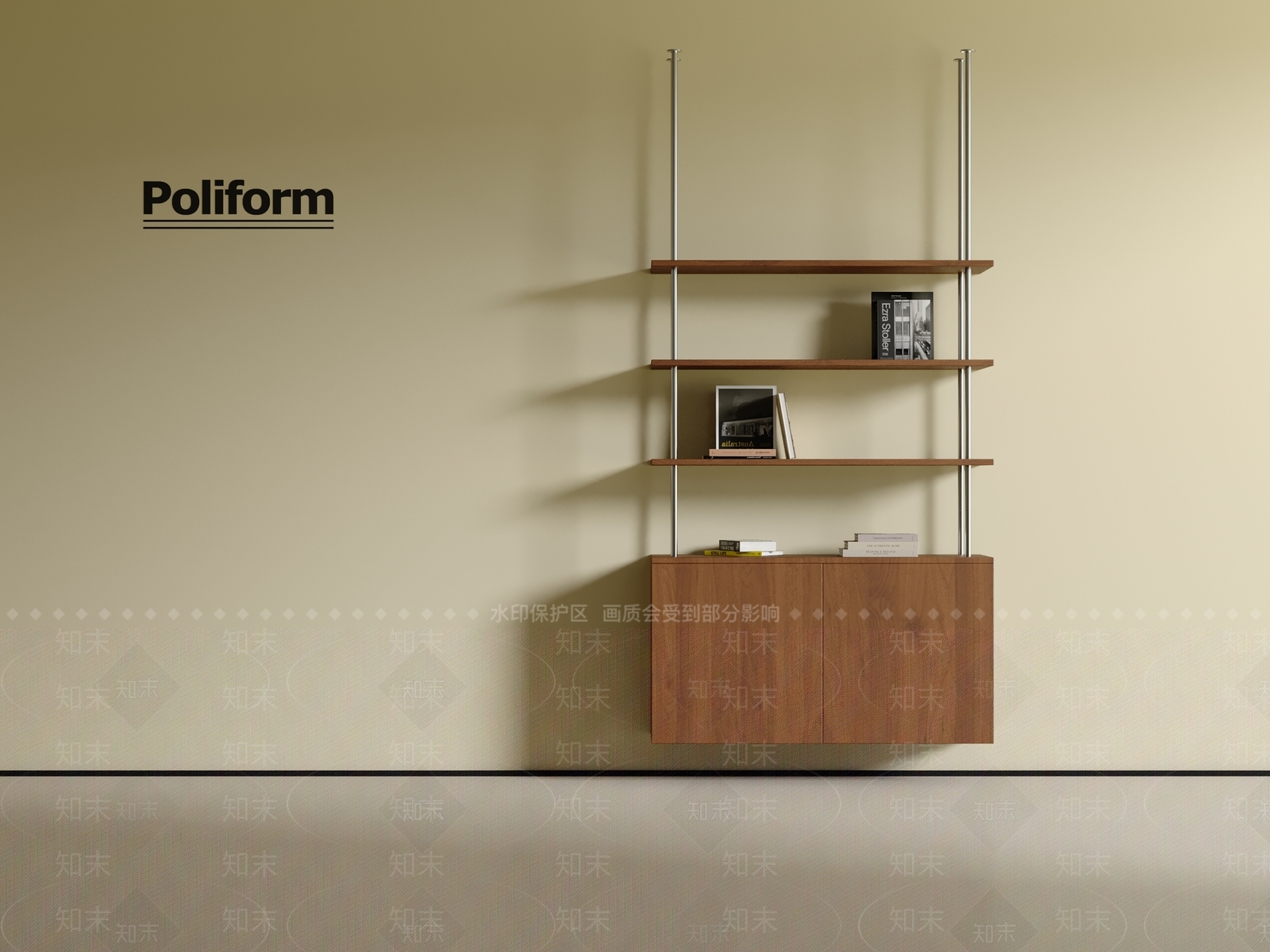 中古复古书架3D模型下载【ID:1201556666】