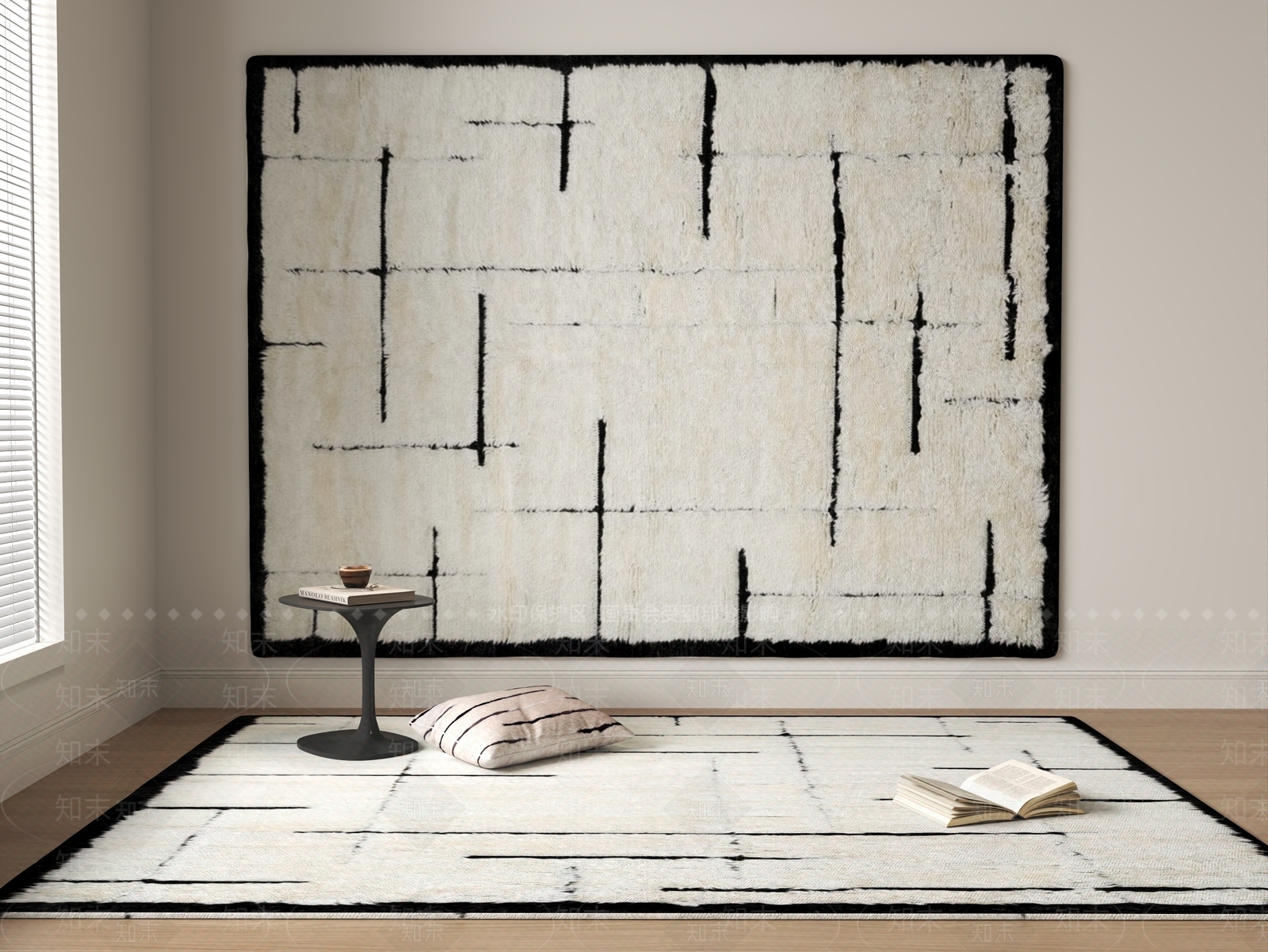 现代轻奢地毯3D模型下载【ID:1201557359】